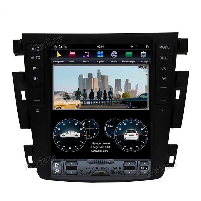 Nissan Teana 2003-2007 Tesla style 10.4 inch Android Car DVD Player 
